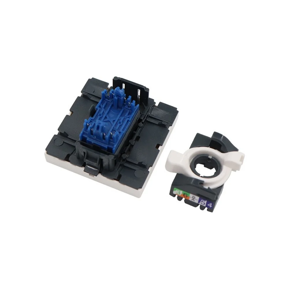 Cat5e Compatible French-style Module Server Room Installation Rotating Handle For Easy Use Environmentally Friendly PC