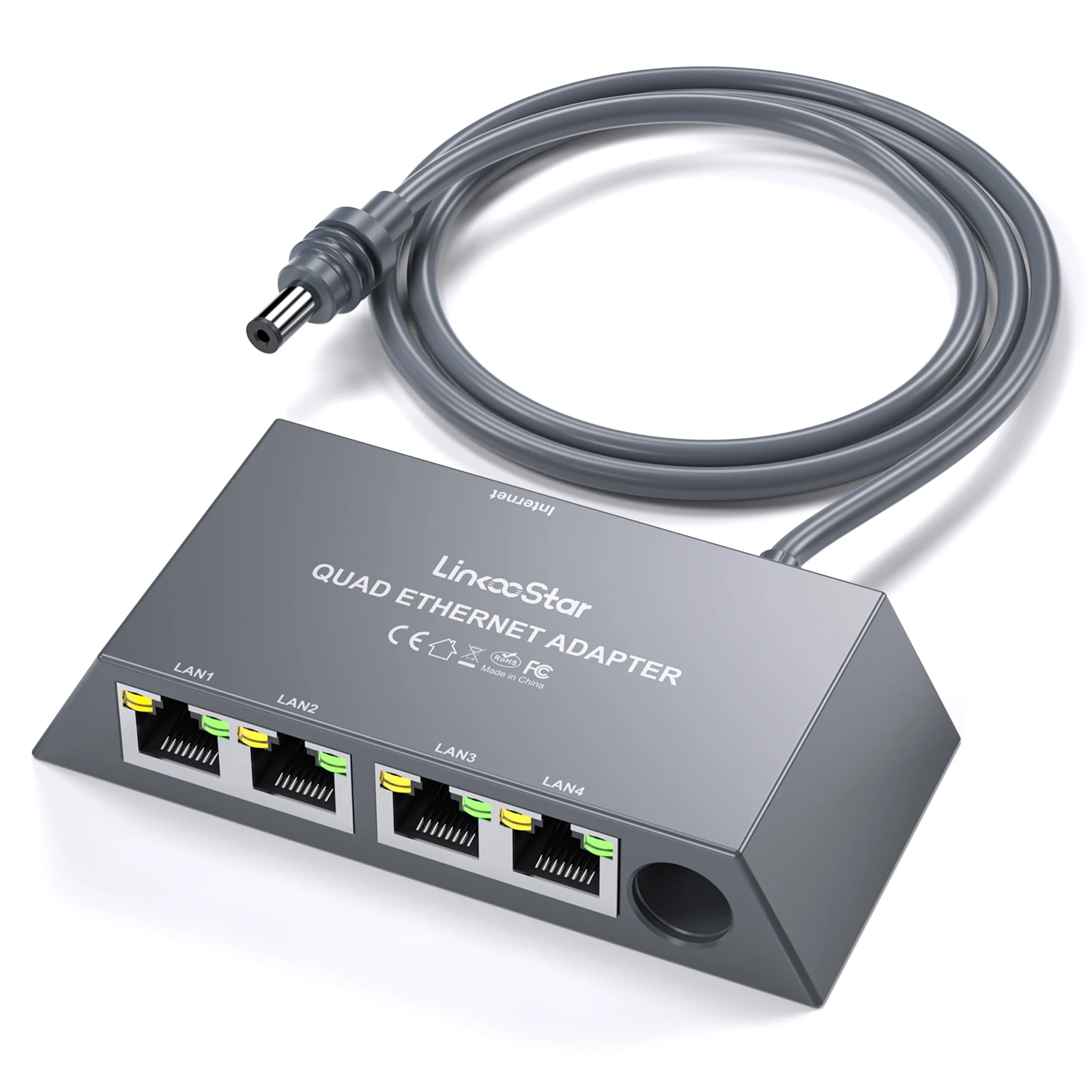 

Многопортовый мини-адаптер Ethernet Starlink Gen 3/Starlink для проводной внешней сети, 4-портовый Ethernet-адаптер Starlink