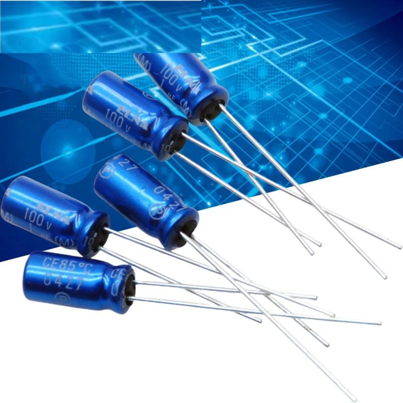 20PCS 1UF 100V Audio Capacitor 100V 1UF 5X11 RE3 Blue Robe
