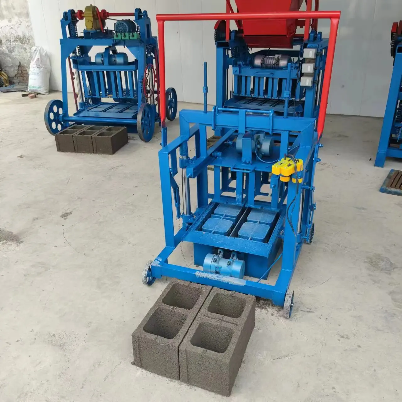 Small Clay Brick Making Machine Concrete Block Cement Interlock Manual Red Mud Fly Ash Bricks Making Machinery Automatic Modern
