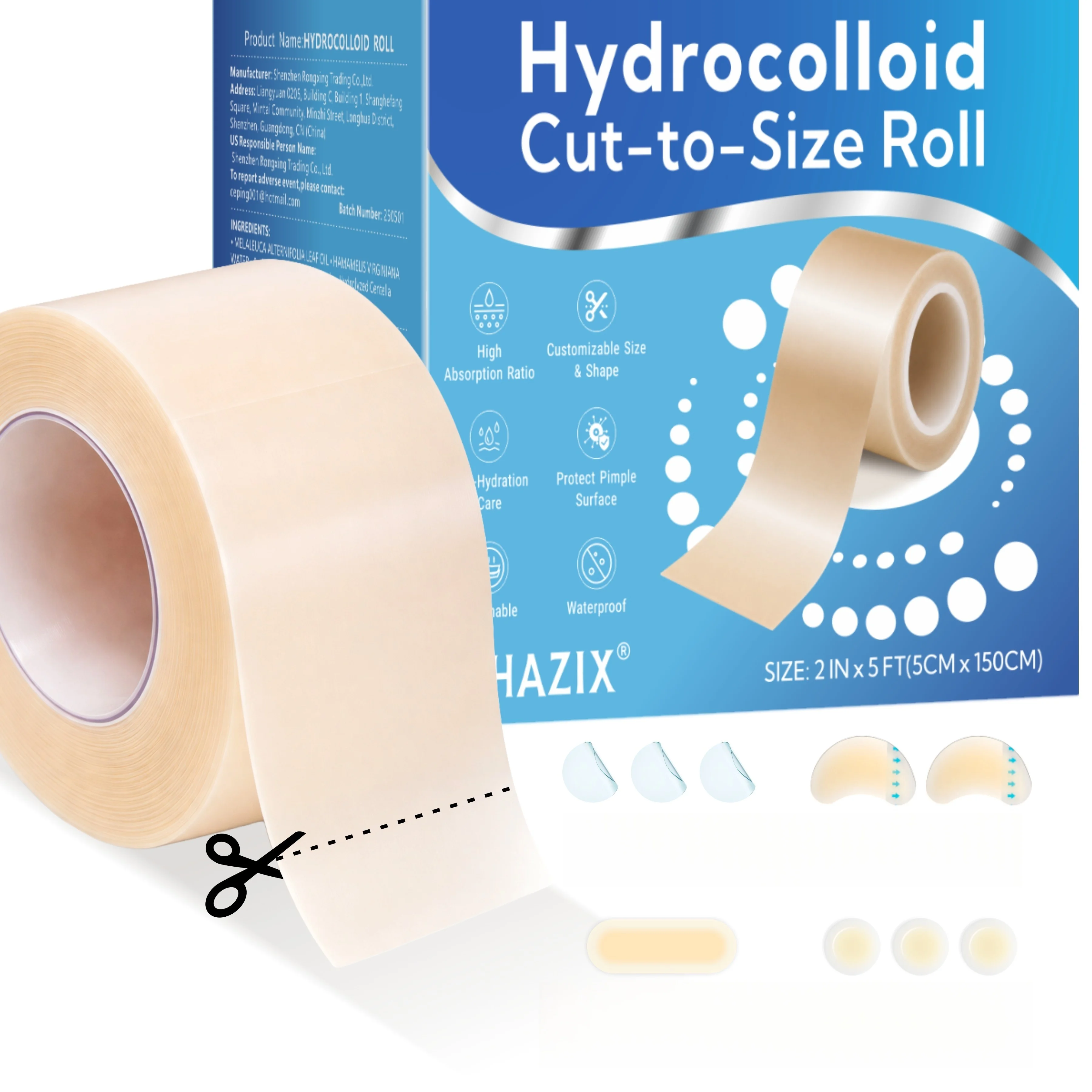 Skincare Moisturizer - 1volume Pimple Patch Artificial Skin Wound