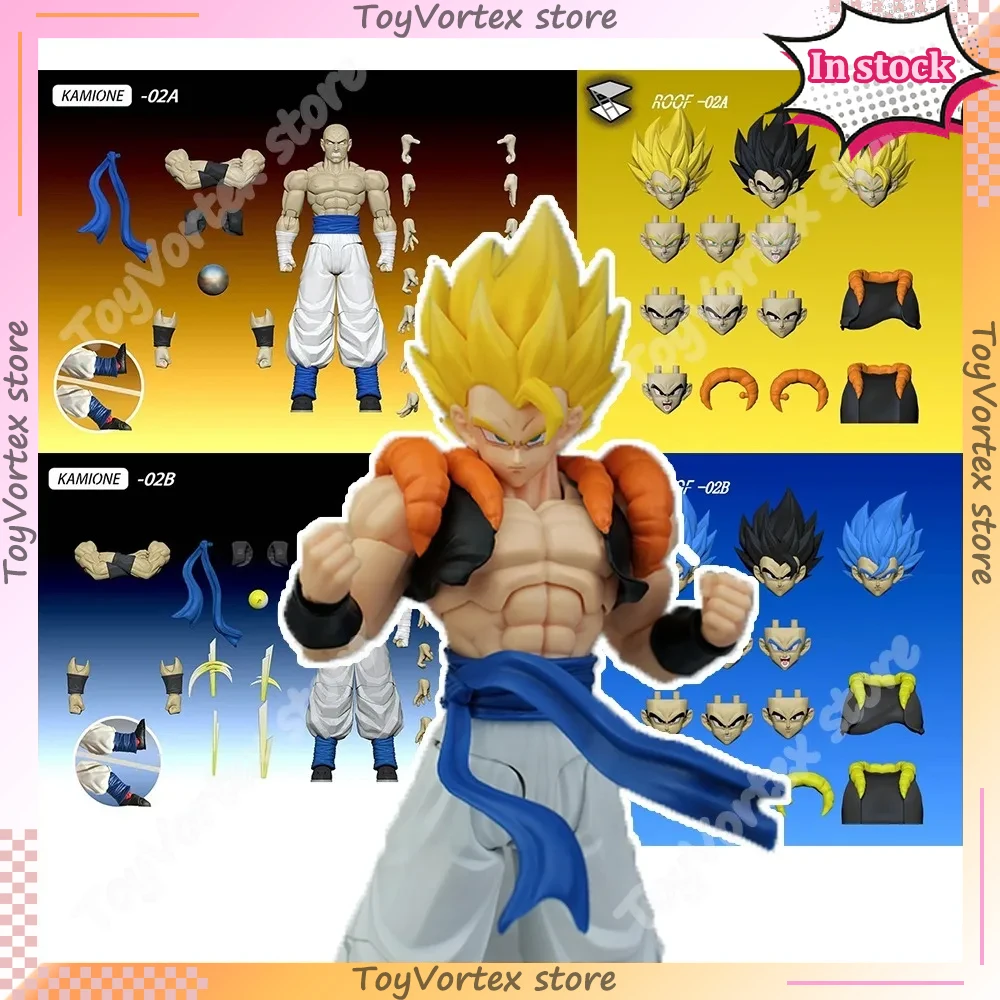 

In stock Tonsenarttoys Kamione Dragon Ball Z SHF Super Saiyan SSJ SSJ2 Gogeta Son Goku Trunks Anime Action Figures Toys Models