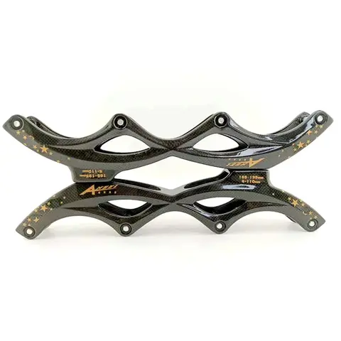 Carbon Fiber Super Light Professional Speed Skating Inline Skate Rack Skate Base Frame Bracket Roller Skates Chassis 3 4 Wheels