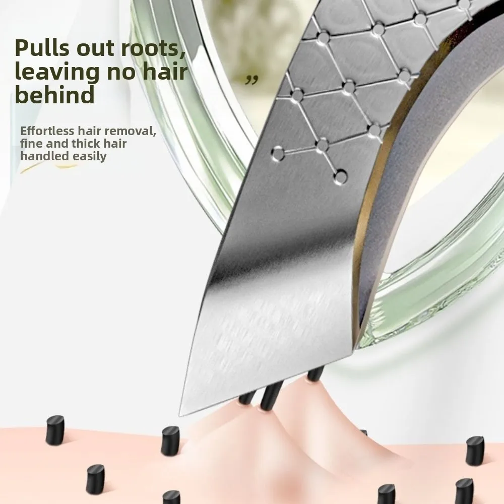 New 1.8cm Wide Mouth Hair Plucking Tweezers Thickening Stainless Steel Eyebrow Tweezers Beard Plucking Magic Tool for Women Men