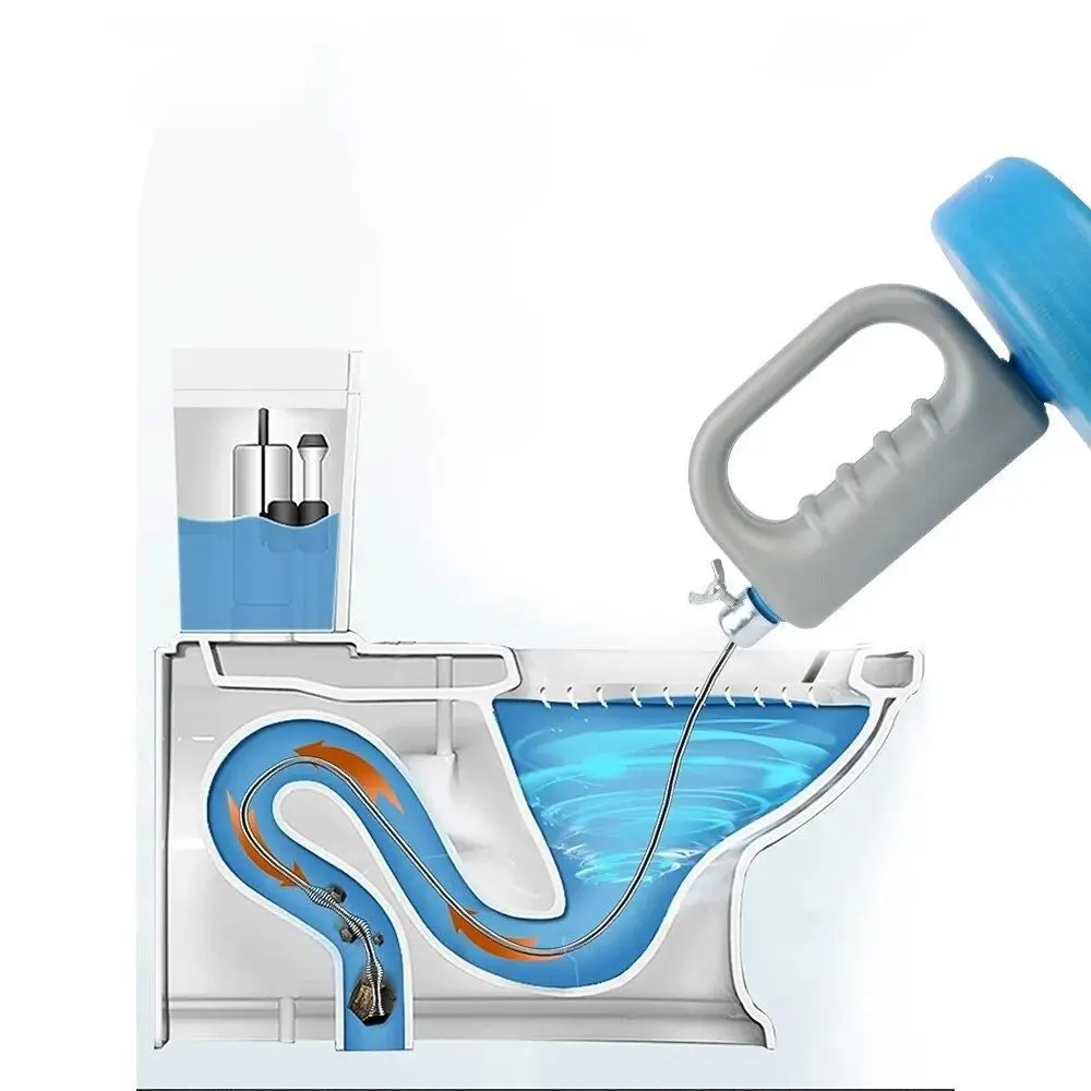 Cleaning Tools Handheld Sewer Pipe Plunger Dredge Extendable 3/4/5/7 Meters Clogged Remover Flexible Sturdy Pipe Plunger Kitchen