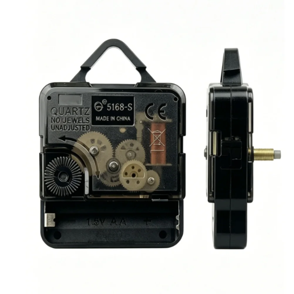 For Peaceful Environments Black Clock Movement Quiet Clock Movement Mechanism Clock Movement Quartz Clock Motor