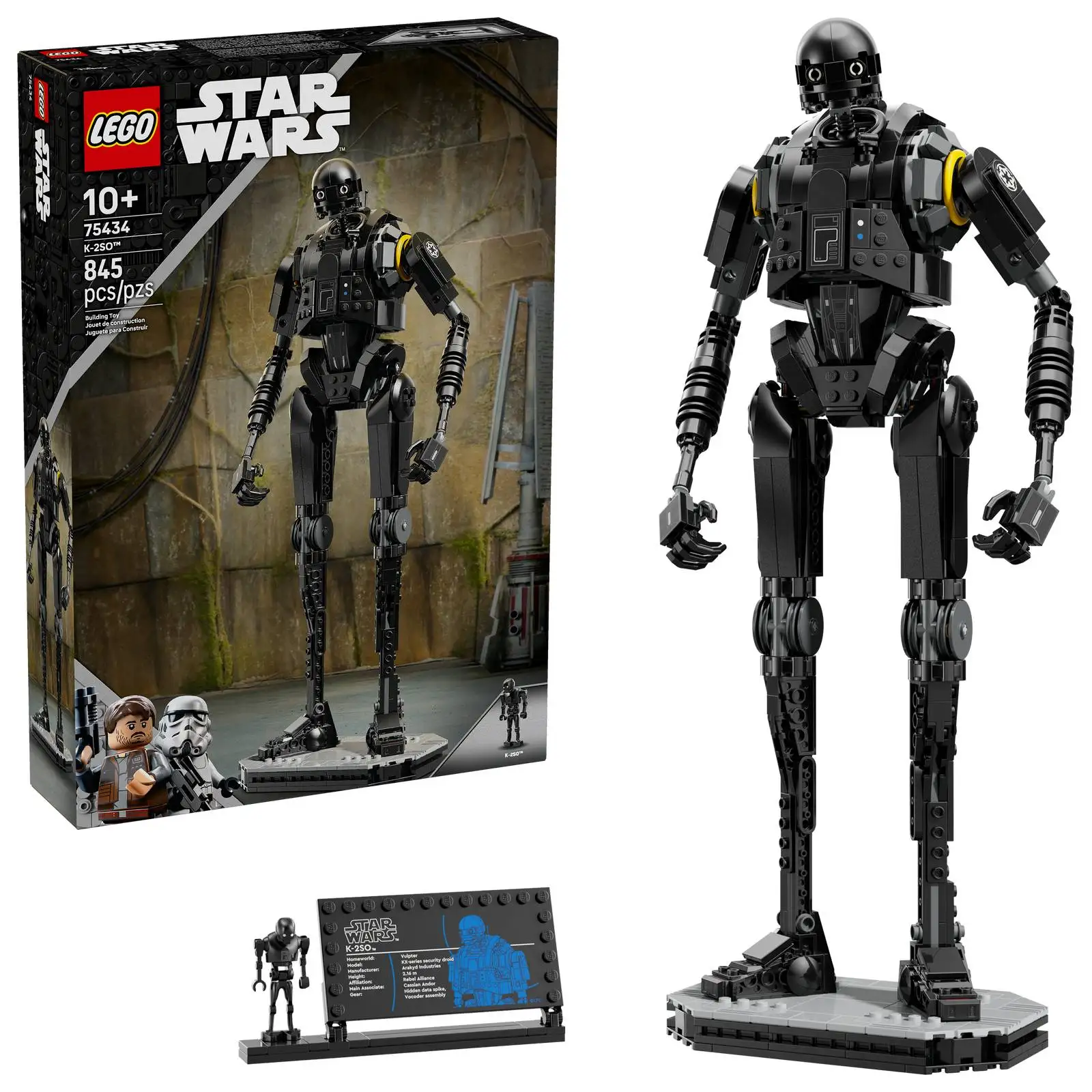 LEGO® Star Wars™ K-2SO Security Droid 75434 Building Toy for Boys, Girls and Any Fans 10+ Ages 845 Pieces moc