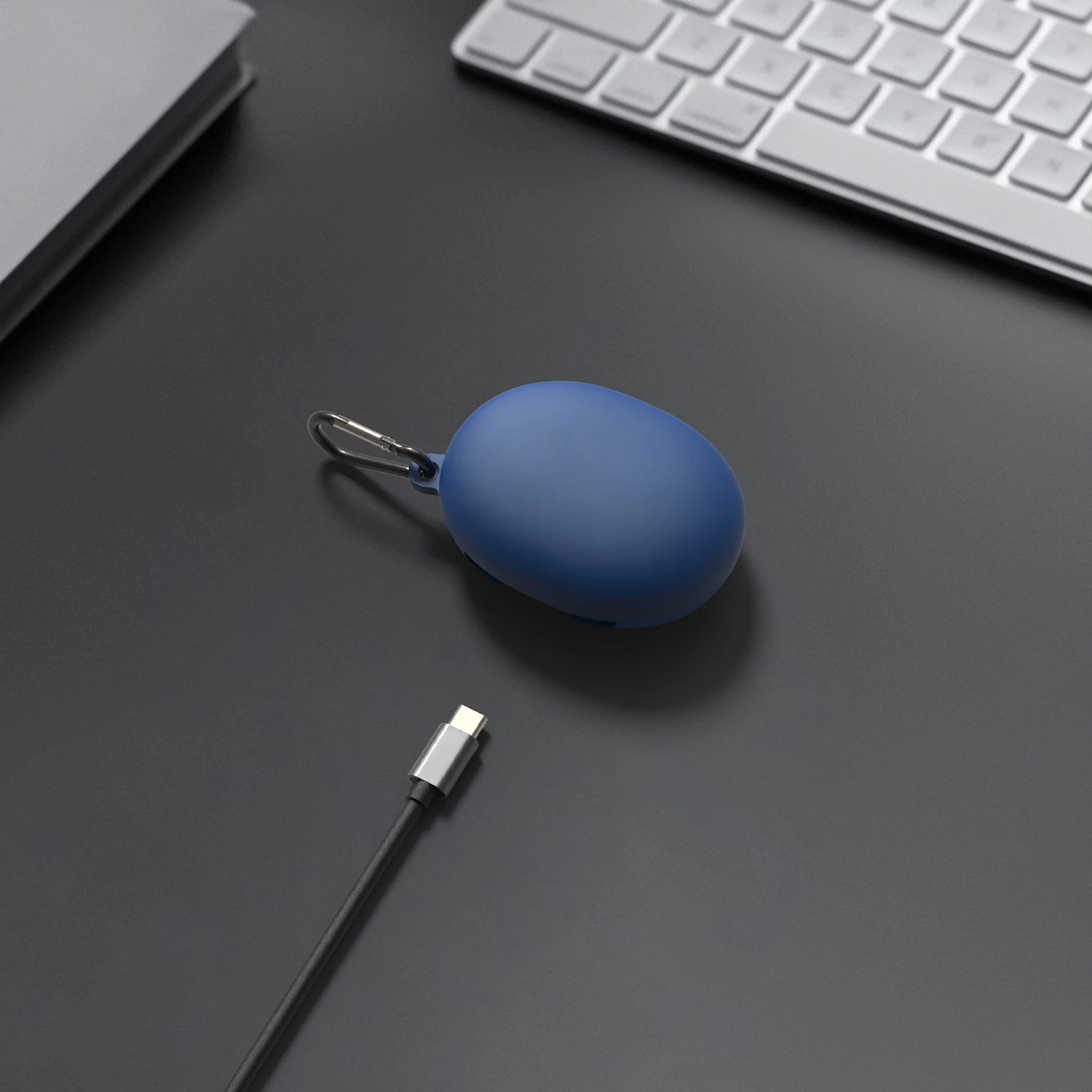 Capa de silicone Geekria compatível com Soundcore by Anker Life A2 NC True Wireless Earbuds
