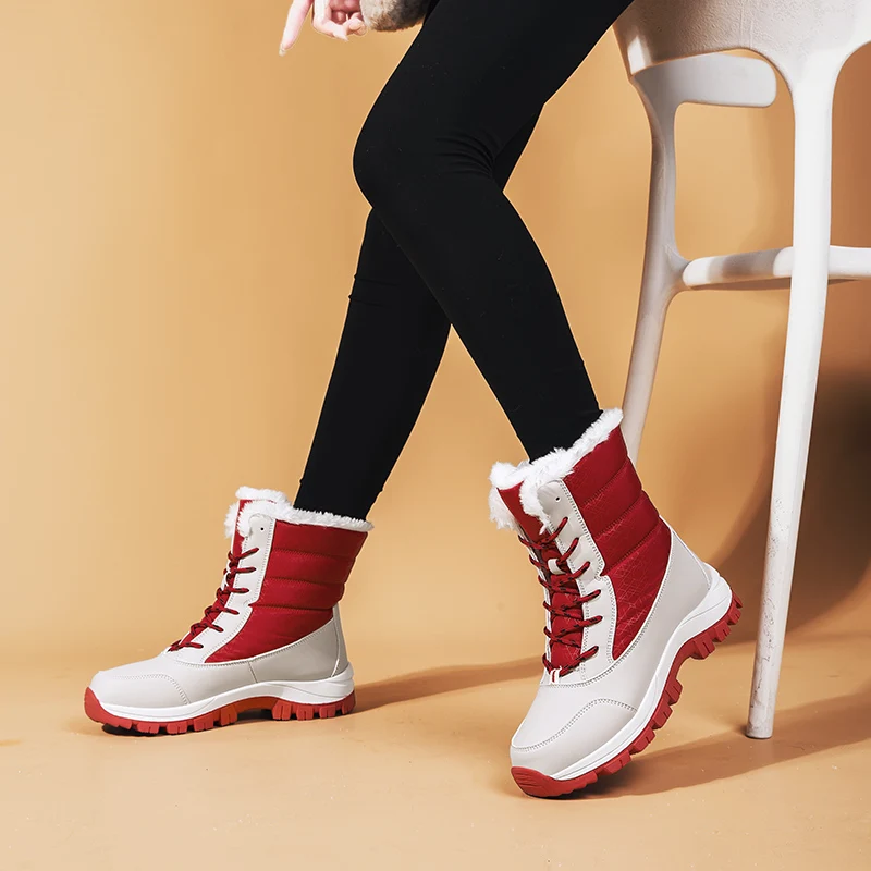 Women's Snow Boots High-top Women's Shoes Warm Cold-proof Outdoor Cotton Shoes for Women Winter Shoes