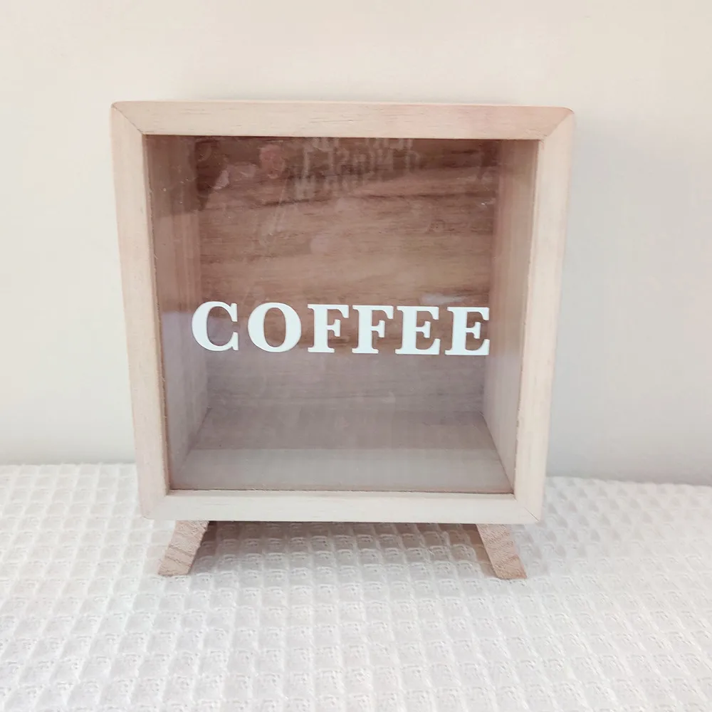 

Wood Piggy Bank for Kids Desktop Cash Container Large Creative Unopenable Adults Wooden Money Bank Box DIY Storage Money Box