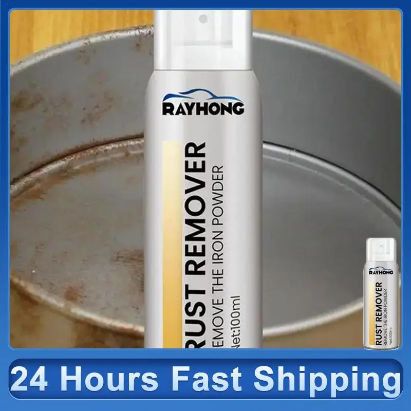 ตัวแปลงสีสนิมสเปรย์น้ำยาทำความสะอาดสนิมโลหะปรับปรุงพื้นผิวโลหะไพรเมอร์กำจัดสนิมปลอดภัยหลายเพอร์