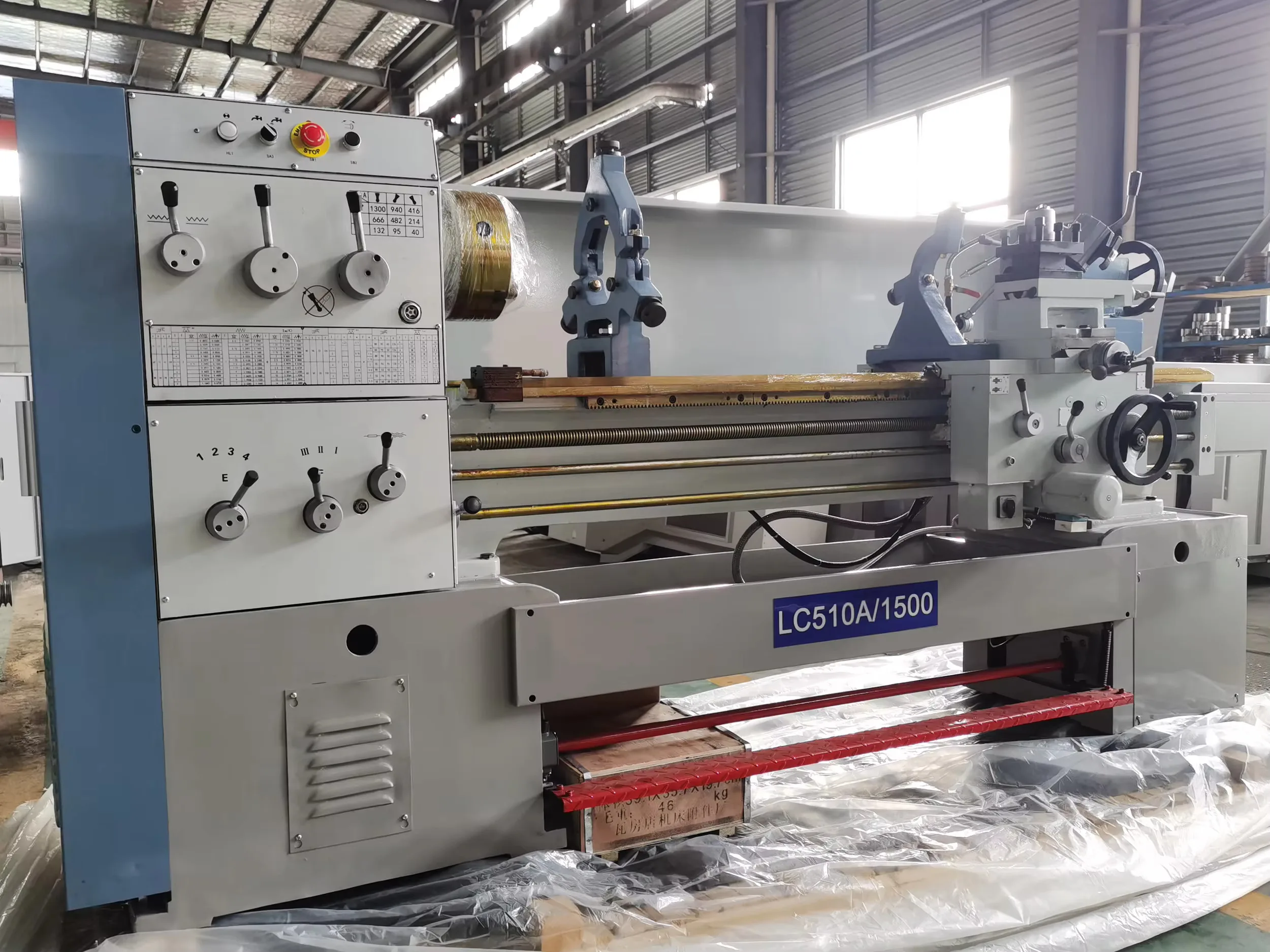 شراء مخرطة يدوية شديدة التحمل لقطع المسمار Lc510a 1500 مم