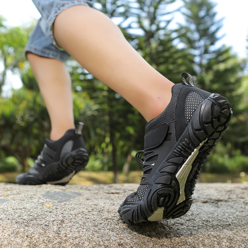 Zapatos de senderismo al aire libre para hombres y mujeres, zapatillas deportivas de senderismo antideslizantes, zapatillas de ciclismo transpirables y ligeras, nuevas