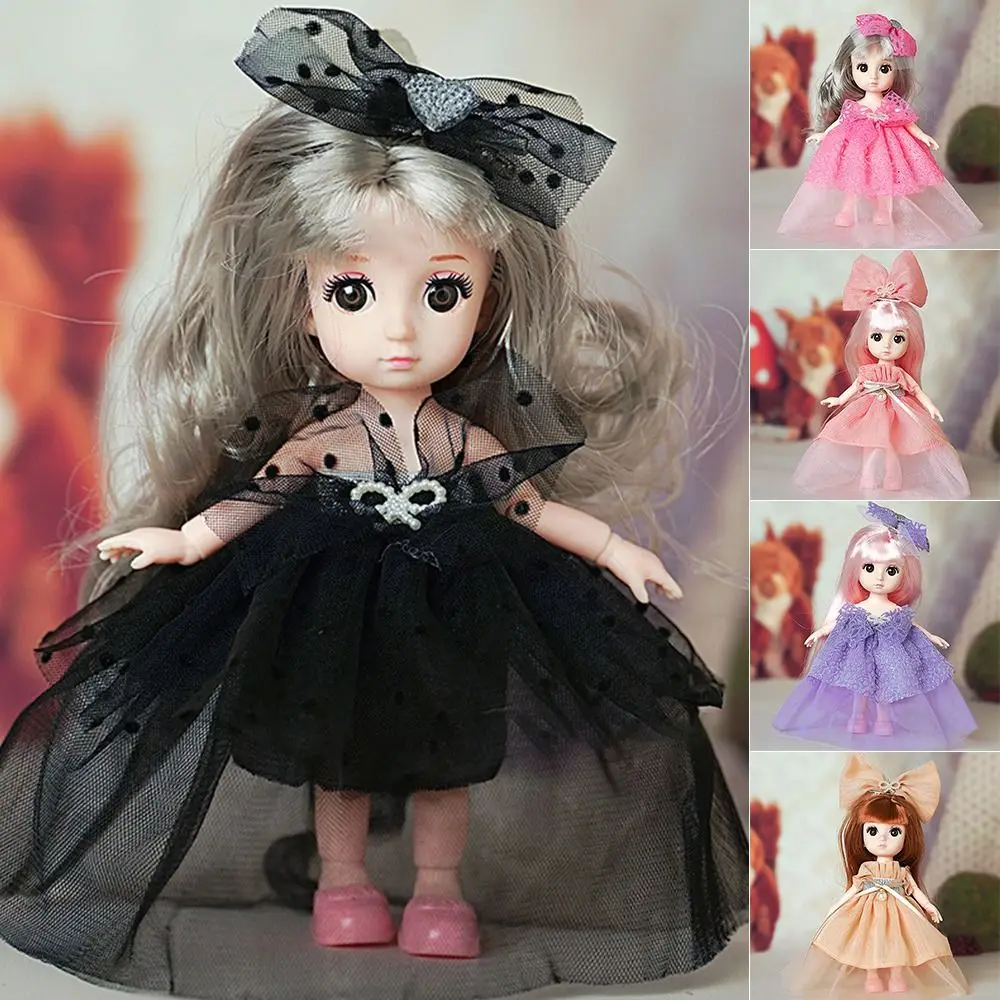 Accessories Suit Ob11 Doll Clothes Lace 8 Styles with Headwear 16~17cm Doll Dresses