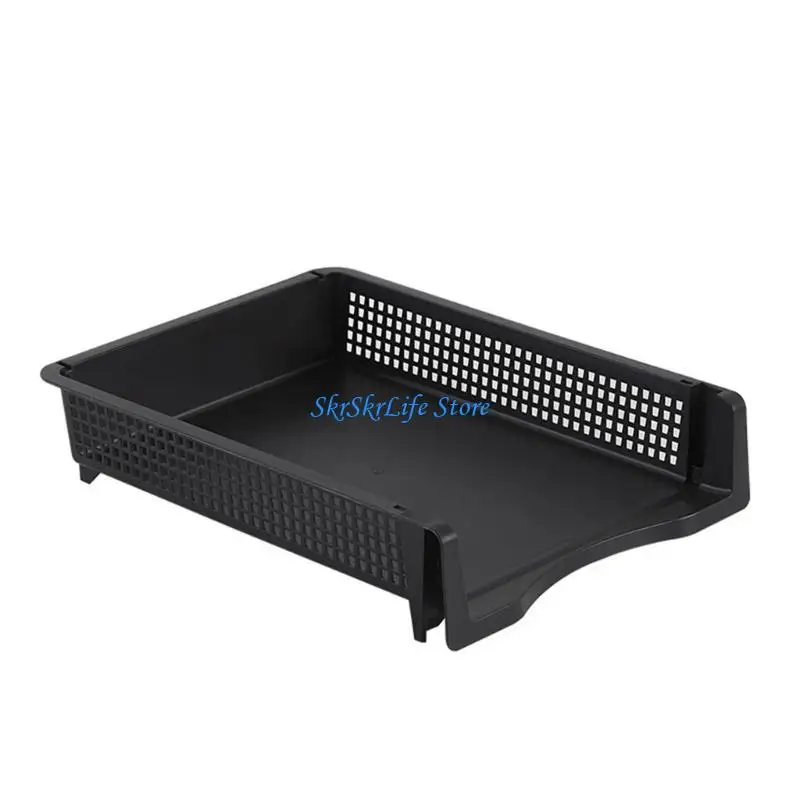E65E Letter File Document Storage Filing Organizers Mail Baskets Desk Organizers