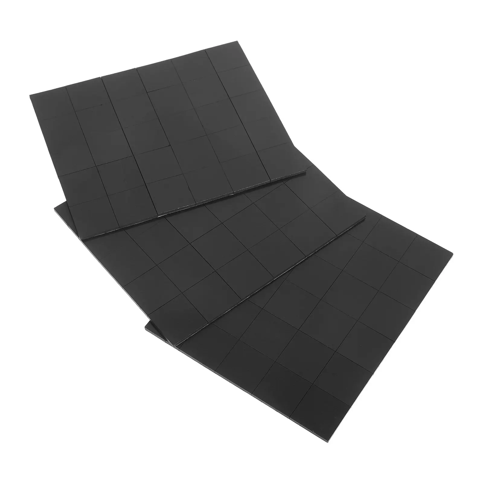 90Pcs Magnetic Rubber Self Adhesive Squares for Classroom Teaching Tools DIY Whiteboard Office Fridge Organization