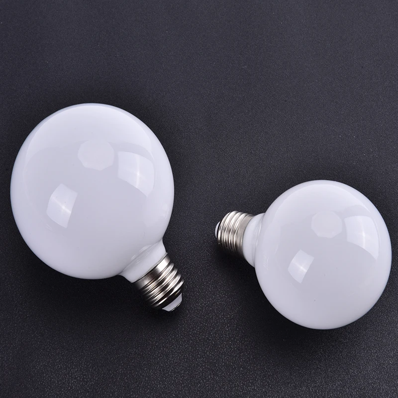 Milky Glass Bulb G80 G95 7W E27 Globe Ball Bulb Cold/Warm White Lampada LED Lamp