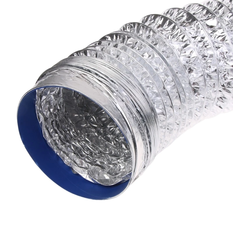 Aluminum Foil Hose Double-layer with Steel Wire Smoke Pipe Exhaust Duct Ventilation Exhaust Pipe Drop Shipping