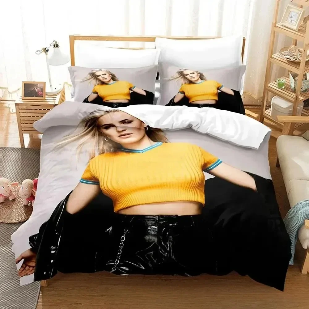3D Print Anne-Marie Bedding Set,Duvet Cover Comforter Bed Set Quilt Cover Pillowcase,King Queen Twin Size Boys Girls Adults