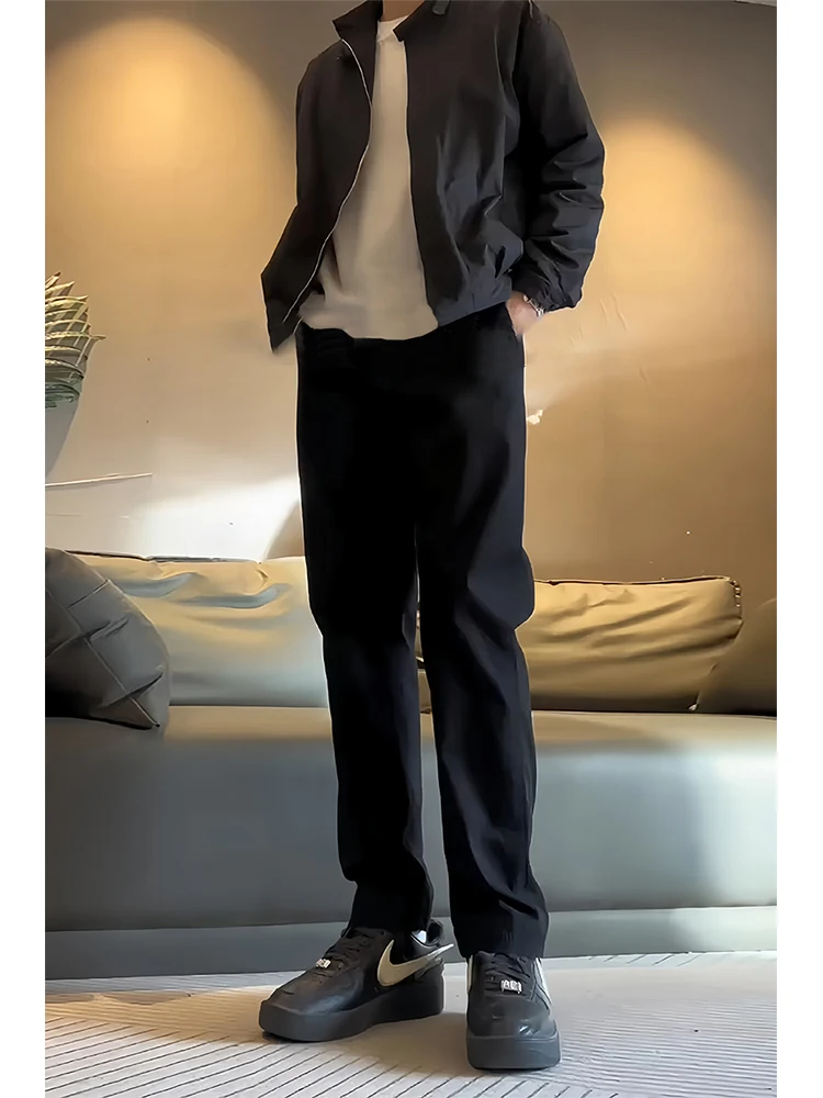 

Джинсы Cleanfit Bla Workwear для мужчин, летние, в американском стиле, прямые, эластичные, облегающие, модные, городские