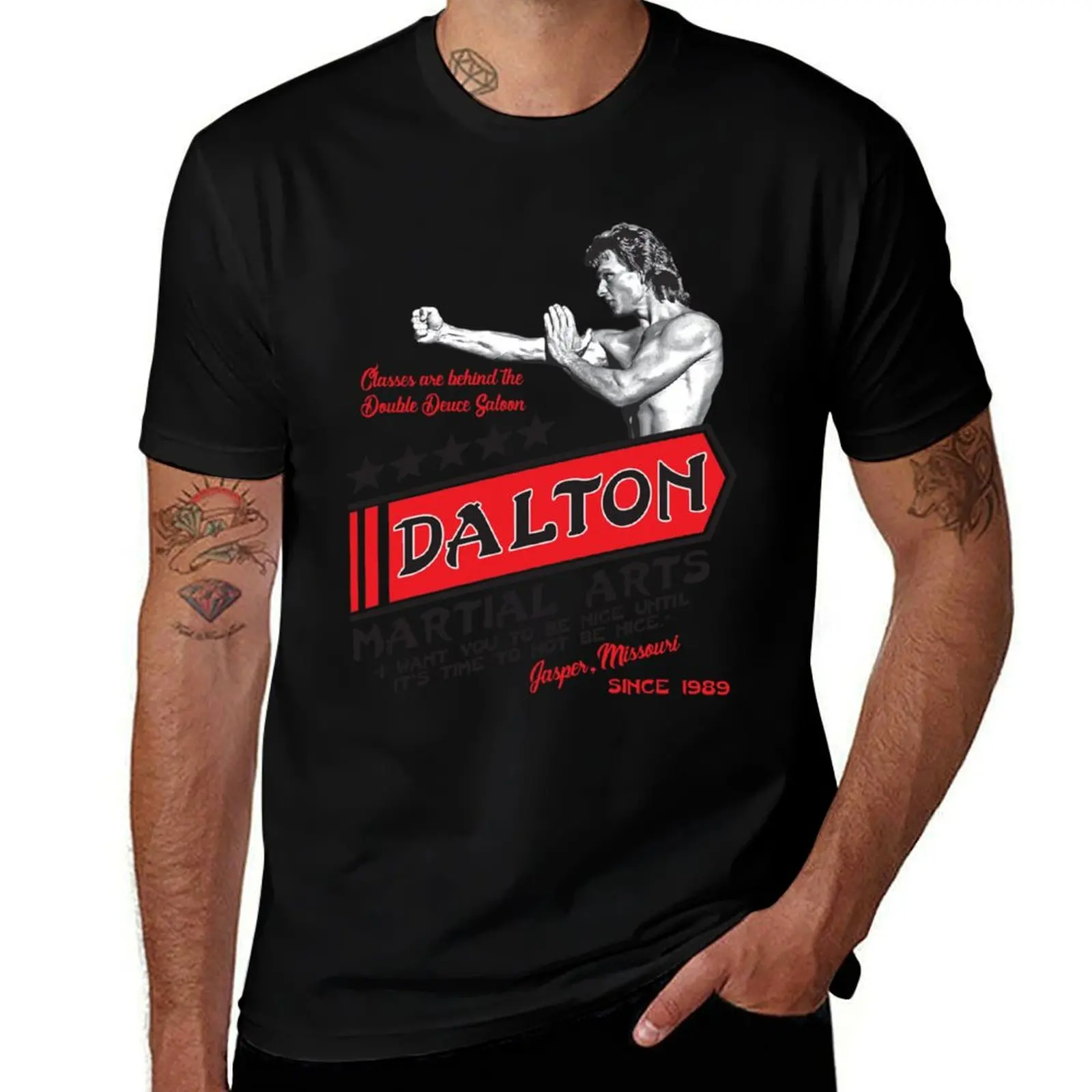 

Dalton T-Shirt anime tshirt t shirt men 100% cotton luxury brand t shirts for man pack white T-Shirt