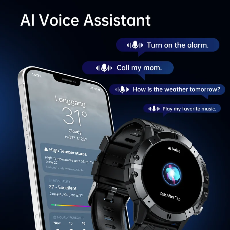 SmartWatch Cubot C29 1,52 polegadas 1ATM com Chamada Bluetooth — foto 5