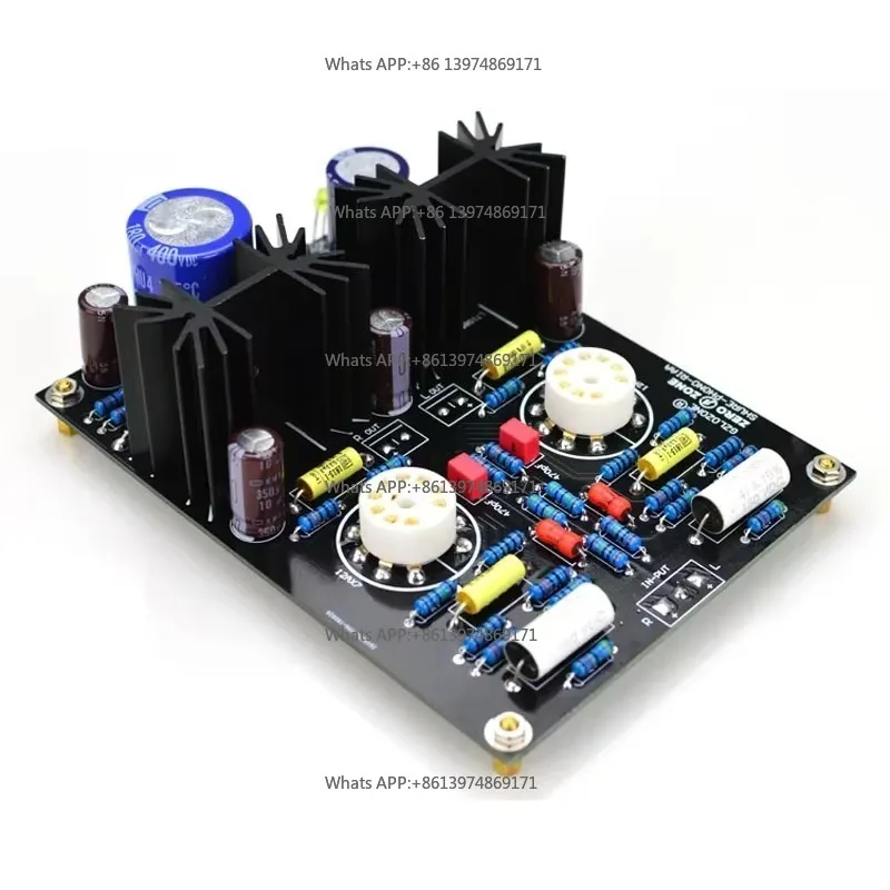 DLHiFi 12AX7 Tube MM PhonoRIAA Turntable Preamplifier Board  Pcb Kit Base On SHUER Circuit