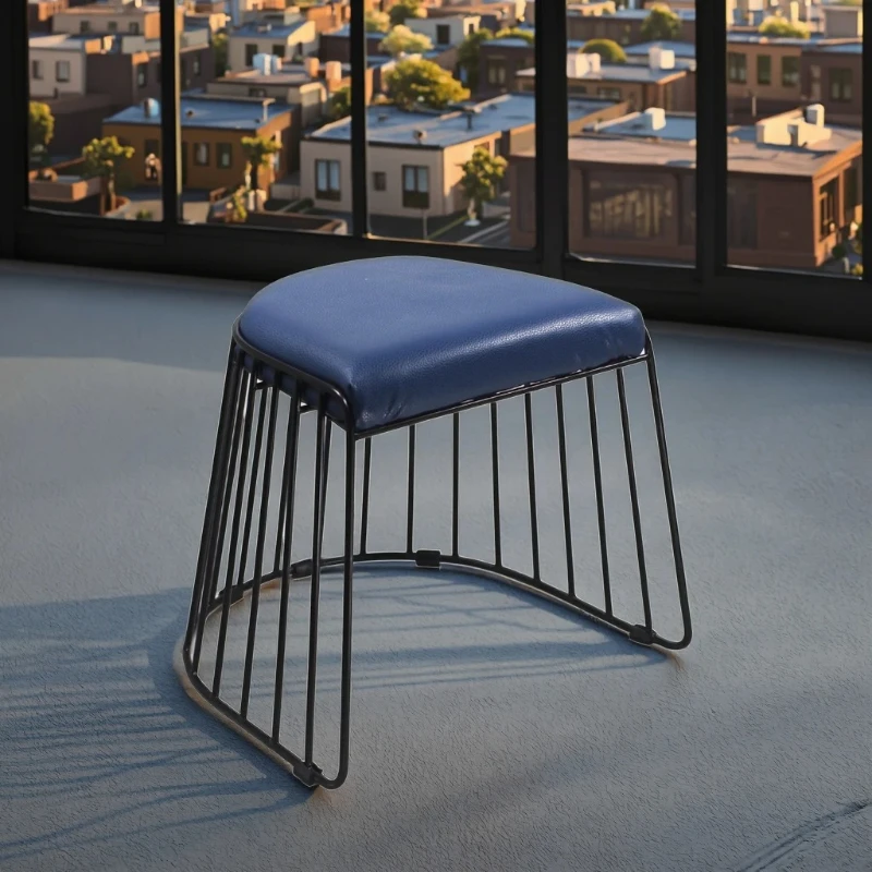 

Modern Simple Steel Wire Restaurant Chair Iron Metal Balcony Dining Chair