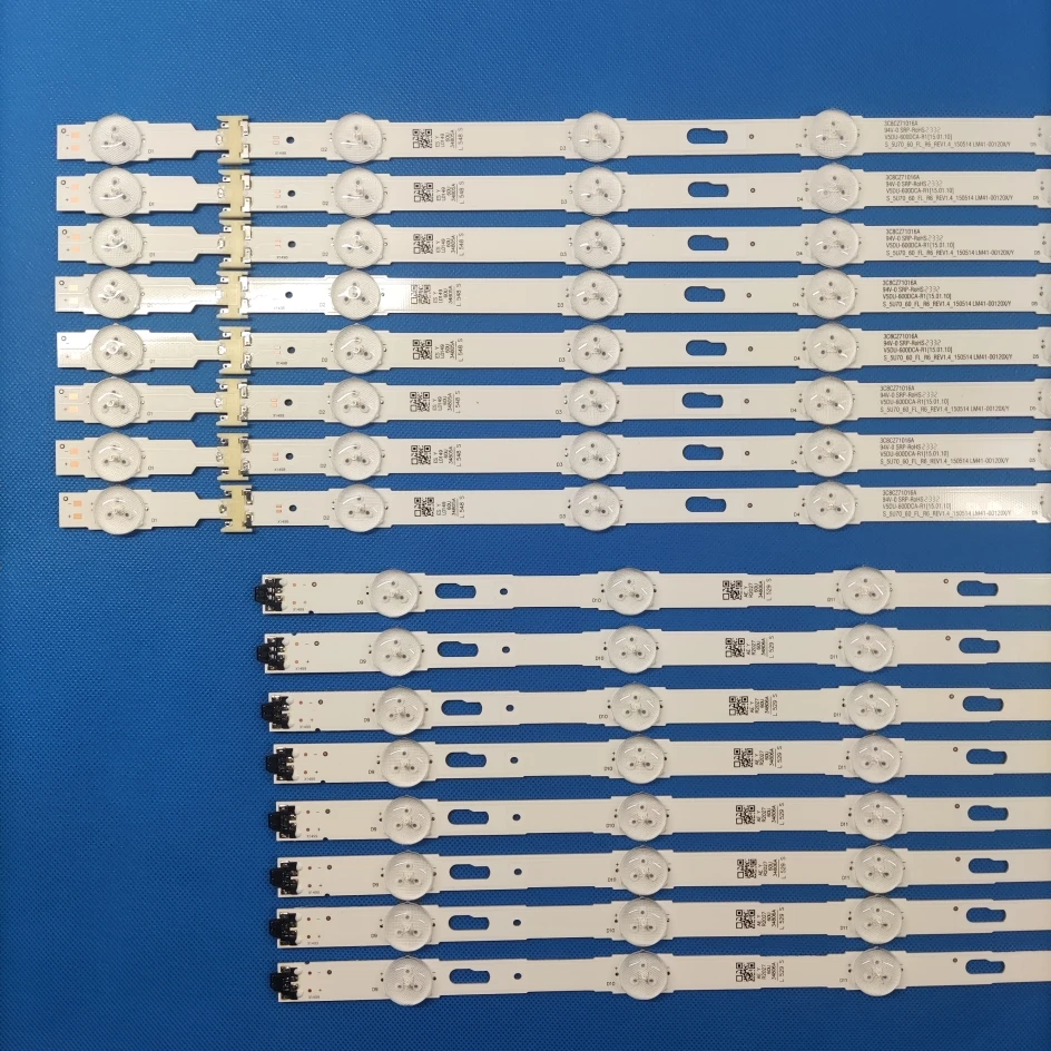 TVs LEDBacklight Strips For S amsung UE60JU6430 UE60JU6435 UE60JU6450 UE60JU6440 LED Bars Bands Ruler Array Tape V5DU-600DCB-R1