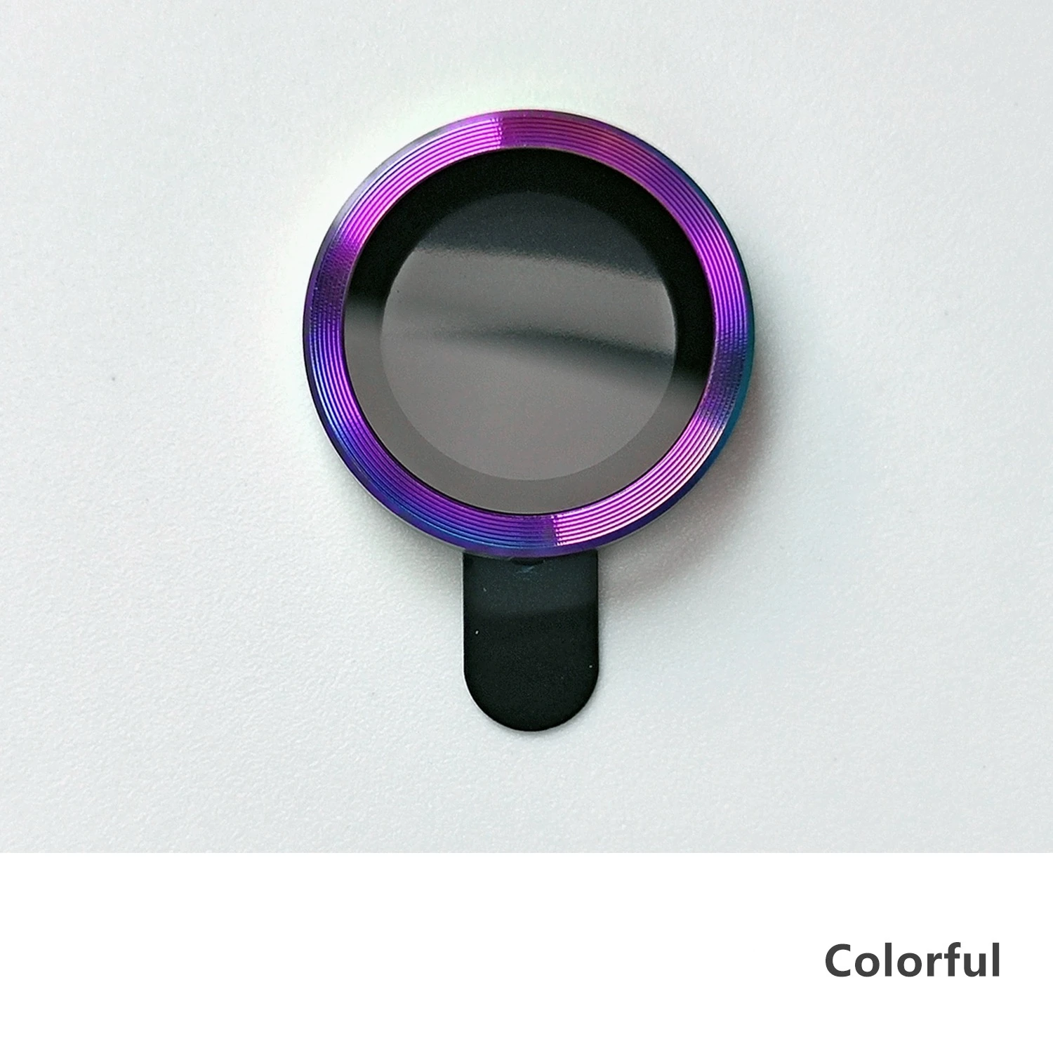 3-2 قطعة حلقة معدنية زرقاء حامي عدسة الكاميرا الزجاجية آيفون 15 13 14 برو ماكس 16 زائد 12Mini 17 16 برو ماكس غطاء الملحقات