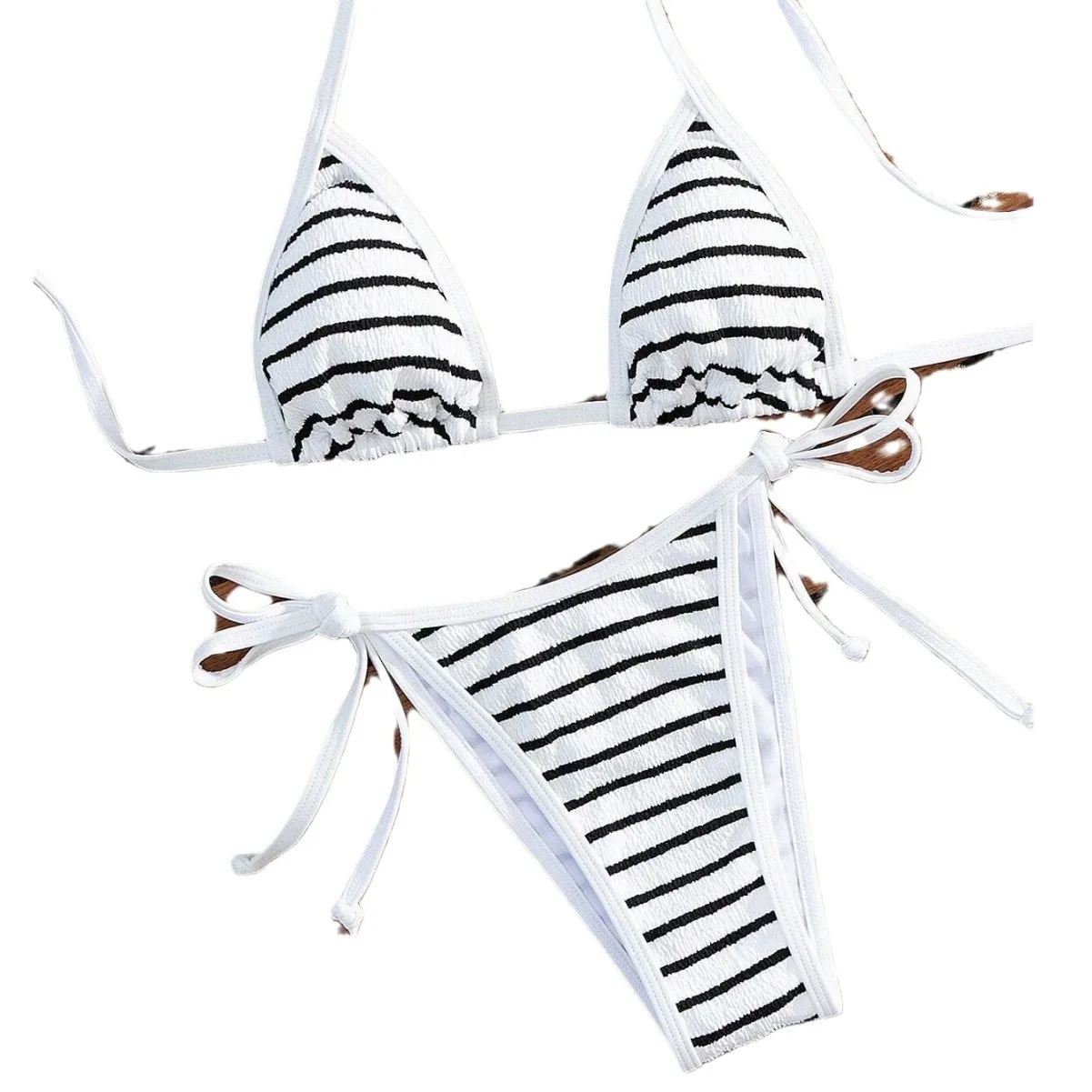 여성 레이스업 비키니 수영복 2025 신상 섹시 비치 하이웨이스트 비키니 패션 수영복