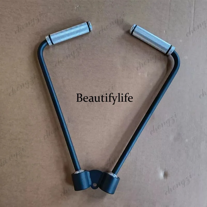 L-shaped triceps down pull back handle high pull down pull exercise biceps elbow fitness training equipment