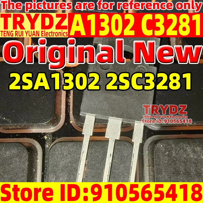 3-1 pairs Original New A1302 C3281 2SA1302 2SC3281 TO-264 Audio amplifier transistor