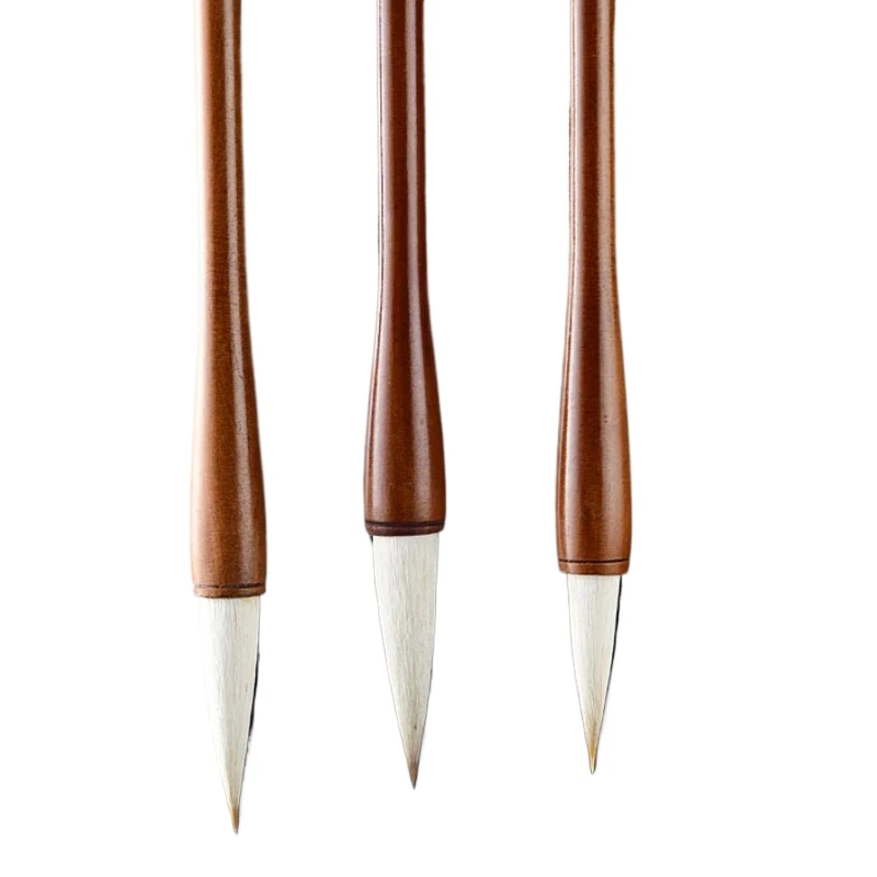 Official Script Mixed Woolen Hair Calligraphy Brush Ou Style Medium Regular Script Brush Chinese Painting Multiple Hair Brush