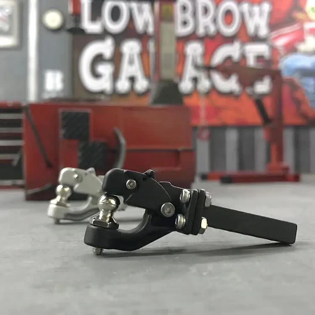 

Metal Trailer Hook for Rc Car 1 10 Scale High Wear Resistant Rear Pole Mount for 1 10 Crawler Climbing Car Buggy Black