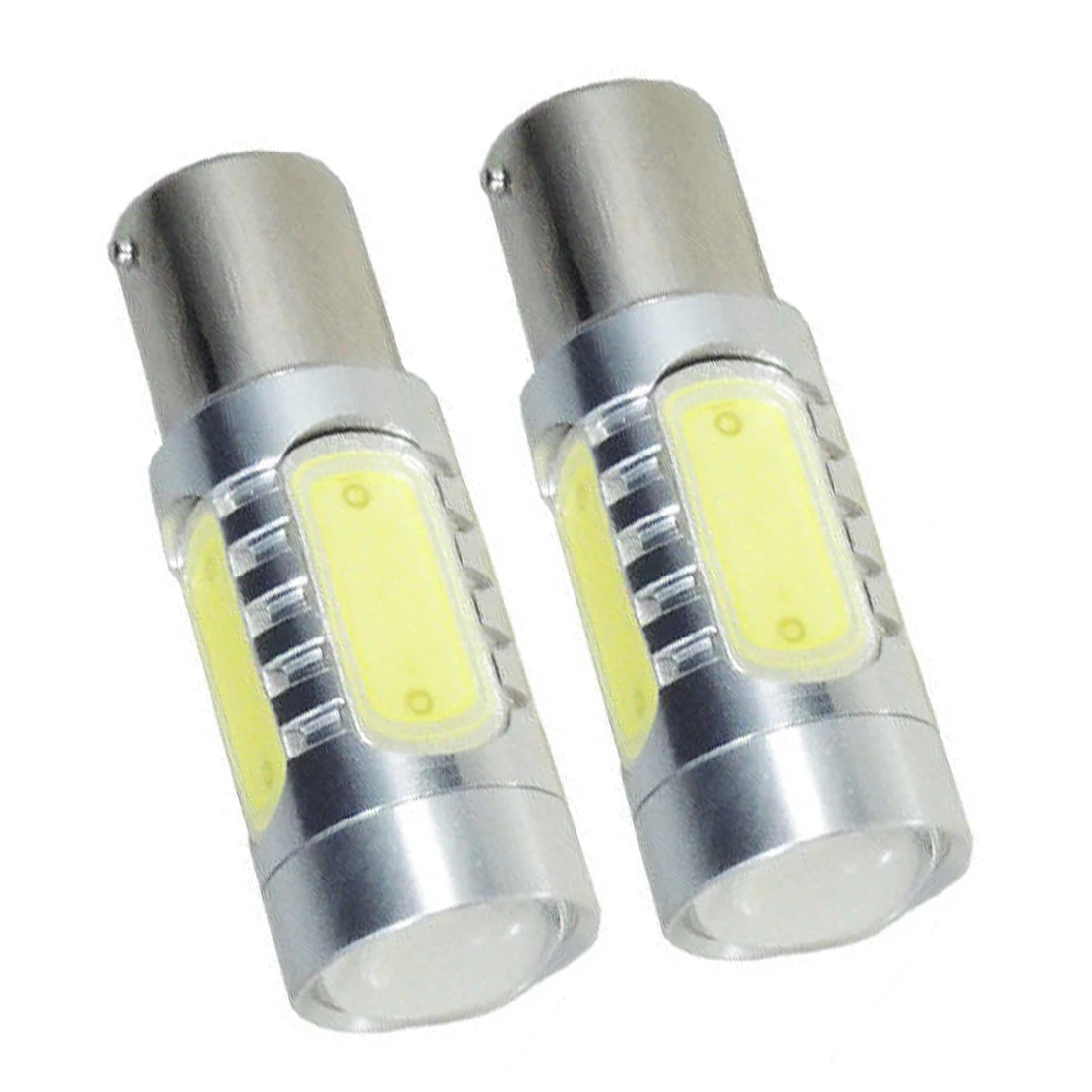 2pcs White Car Truck LED Turn Signal Light Bulb 1156 7506 1156A P21W BA15S 12-24V