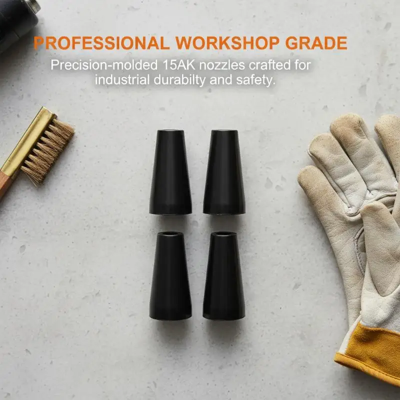 4Pcs Flux Core Gasless Nozzle Self Protection Flux Core Welding Gasless Nozzle Parts 100L MIG Welder Flux Gasless Nozzles