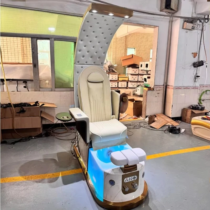 Beauty salon professional use electric foot bath chair luxury foot spa chair multi-purpose pedicure chair