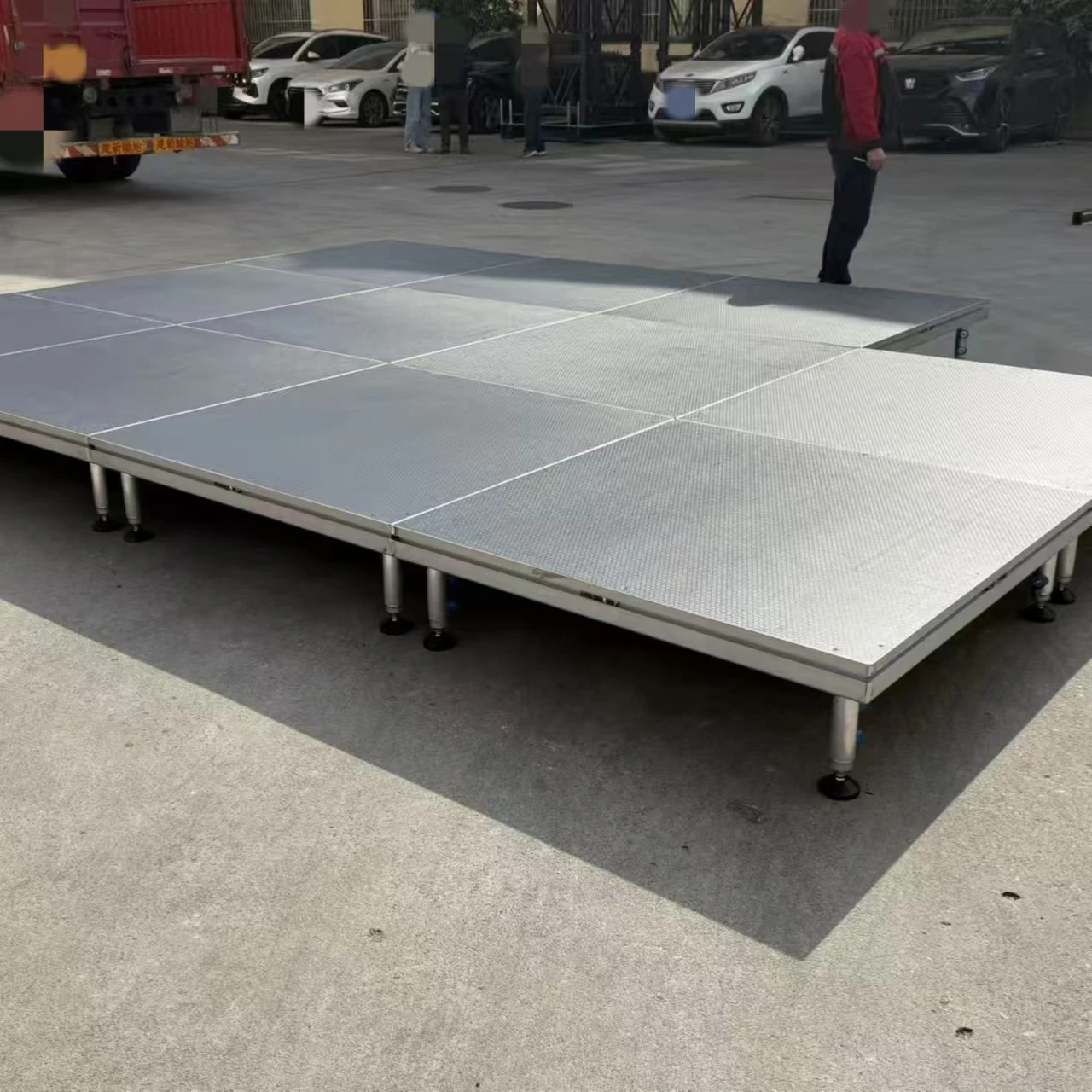 【Durable Using】Portable Aluminum Alloy For Modular Square Design For Concert Events Quick Assembly 500kg Load Capacity Lighting