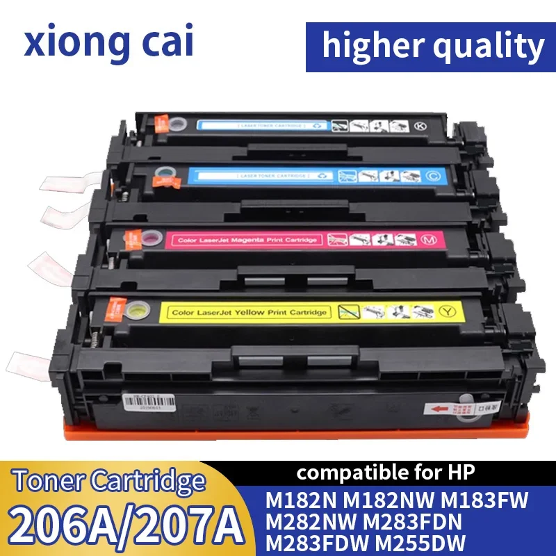 Compatible for HP 206A W2210A 207A Toner Cartridge For Laserjet Pro MFP M182NW M183FW M182N M282NW M283FDN Printer ( No Chip )