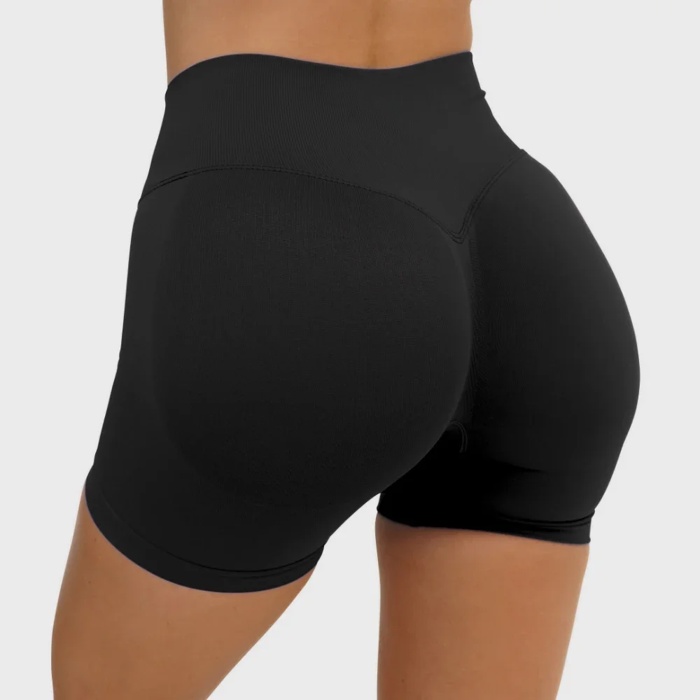 Oner ativo sem esforço wome shorts sem costura shorts de yoga silicone impresso esporte shorts baixa com nervuras banda scrunch butt shorts