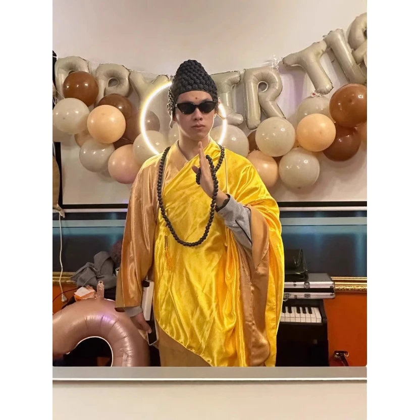 

2026 New Release Buddha Performance Costume Adult Guanyin Bodhisattva Outfit Stage Performance Halloween Clothes Guanyin