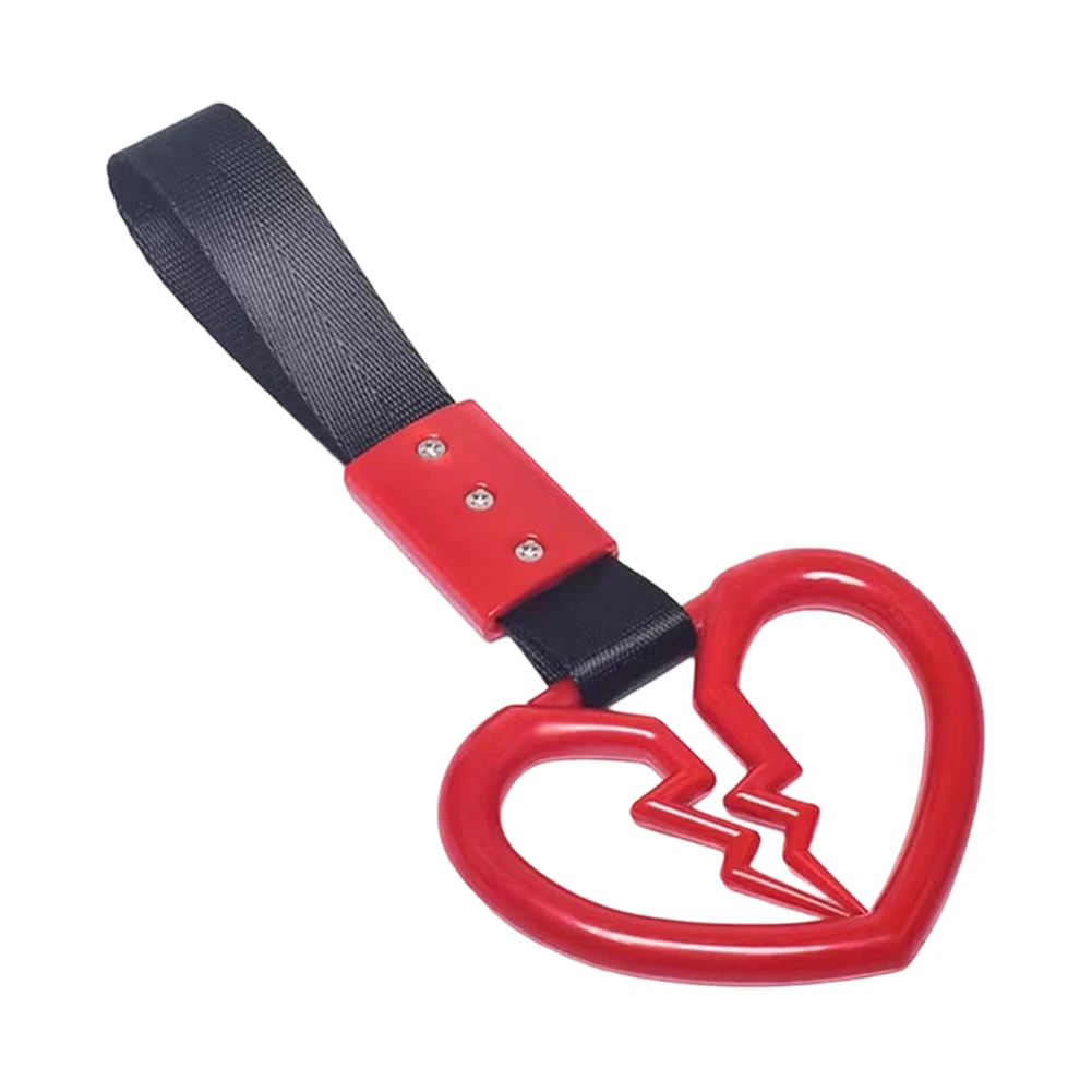 For Street Drifting Tsurikawa Ring Red Direct Replacement Part ABS Plastic Construction Easy Installation Design