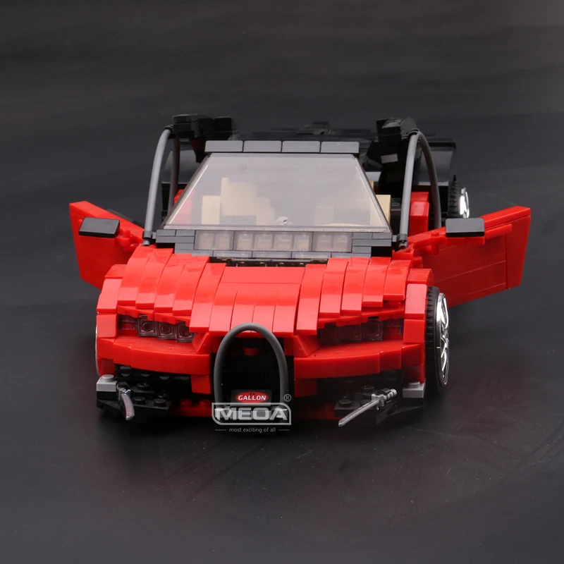 Building Blocks Sports Car high-tech Series Gallon Racing Car Cool Model Kit Stacking Bricks Toys For Kids Birthday Gift