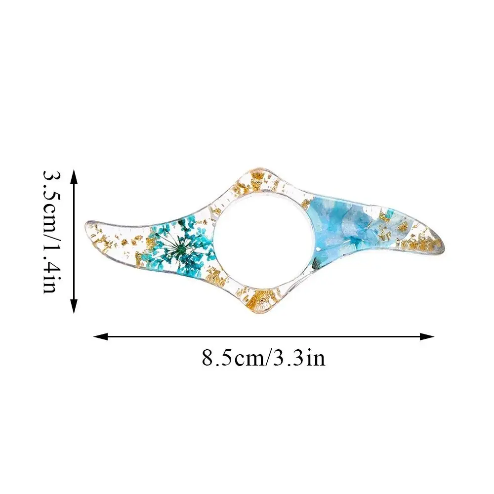 Acrylic Thumb Book Support Dried Flower Multi-function Thumb Book Brace Smooth Colorful Book Page Holders Book Marker