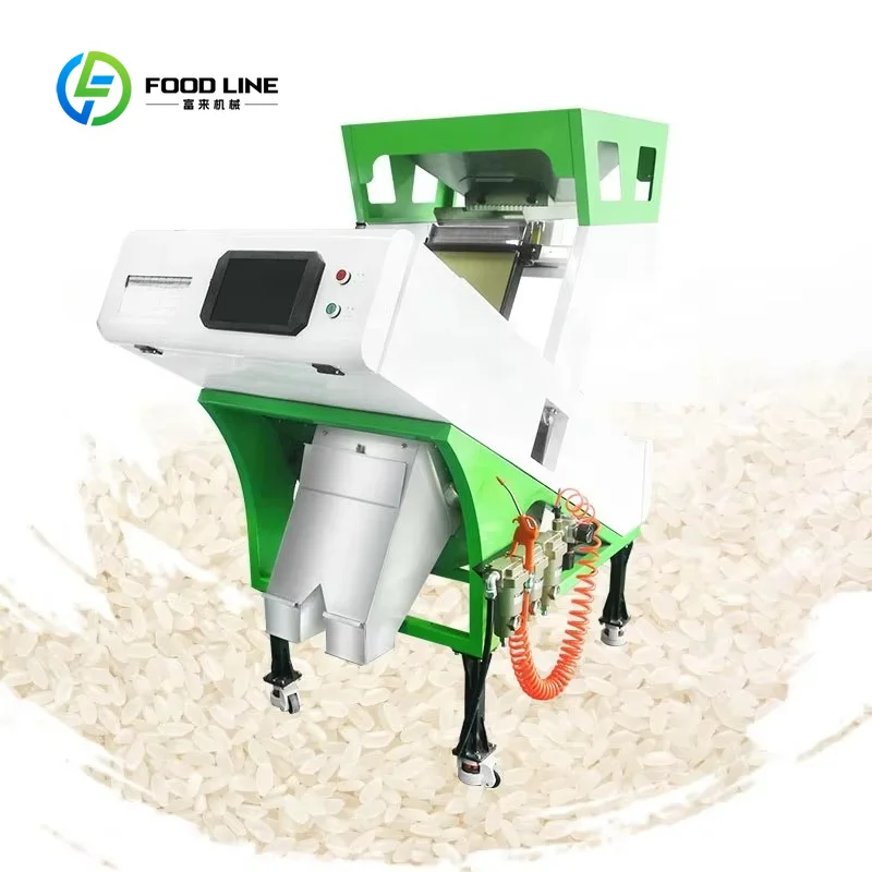 Customized New CCD Color & Shape Sorter 99.99% Accuracy 2.1-3.6t/h 304 Stainless Steel Sorting Machine for Beans and Corn