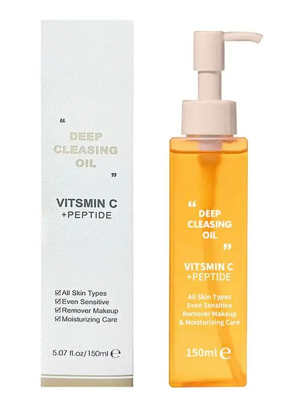 150ml Plant Extract Cleansing Oil Gentle Cleaning Full Face Makeup Gentle Eye Lip Easy Dissolve Easily Remove Makeup Water