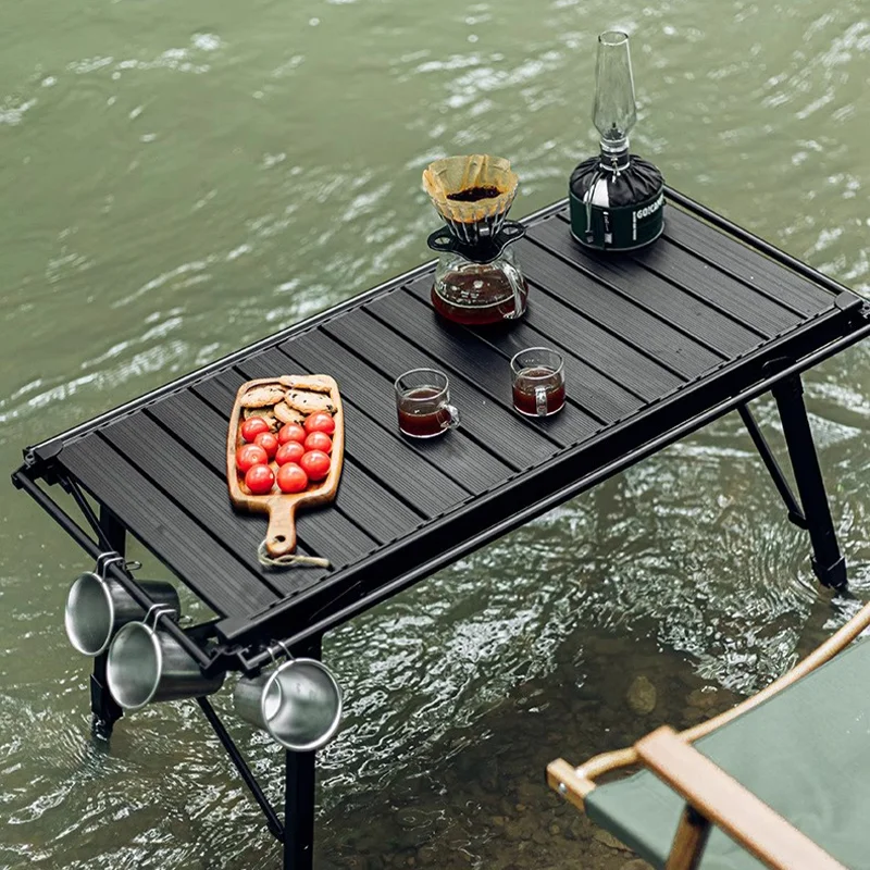 Dotwise Camping Table Foldable Portable IGT Outdoor Table Adjustable Height Aluminum Alloy For Outdoor Barbecue Picnic Fishing image 2