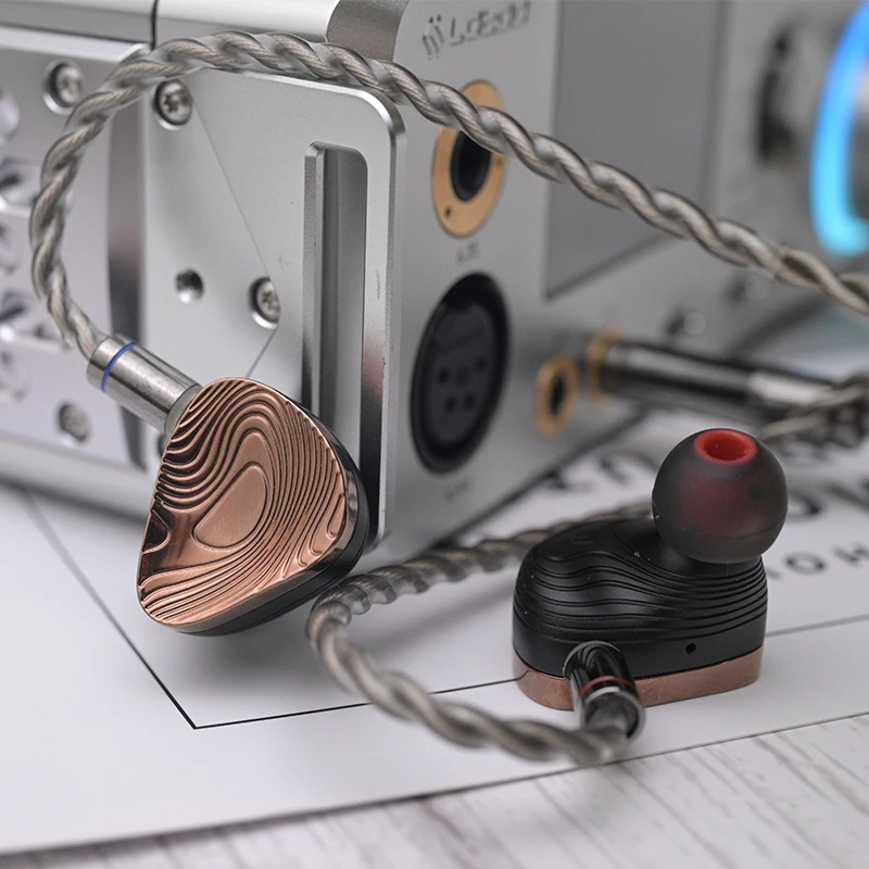 TANGZU XuanWu Gate Earphones Monitor IEMS 1DD 4BA 2EST Hybrid In-Ear Earbuds HIFI Headphones with Removable 4.4mm Plug