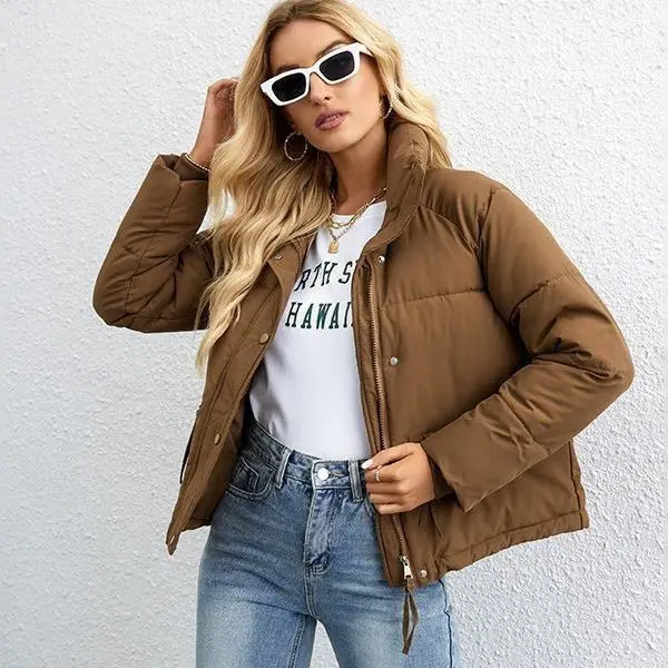 2023  Winter Women Parkas Jackets Fashion Casual Zipper Thick Outwear Coats Female Winter Cotton Jackets parkas Coat Coats